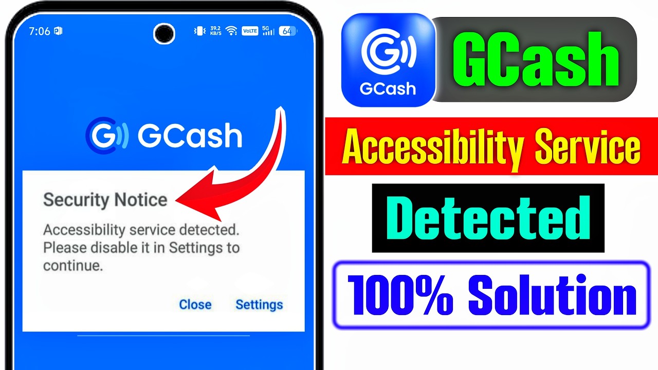 accessibility service detected Gcash | Gcash accessibility service detected | Gcash Security notice