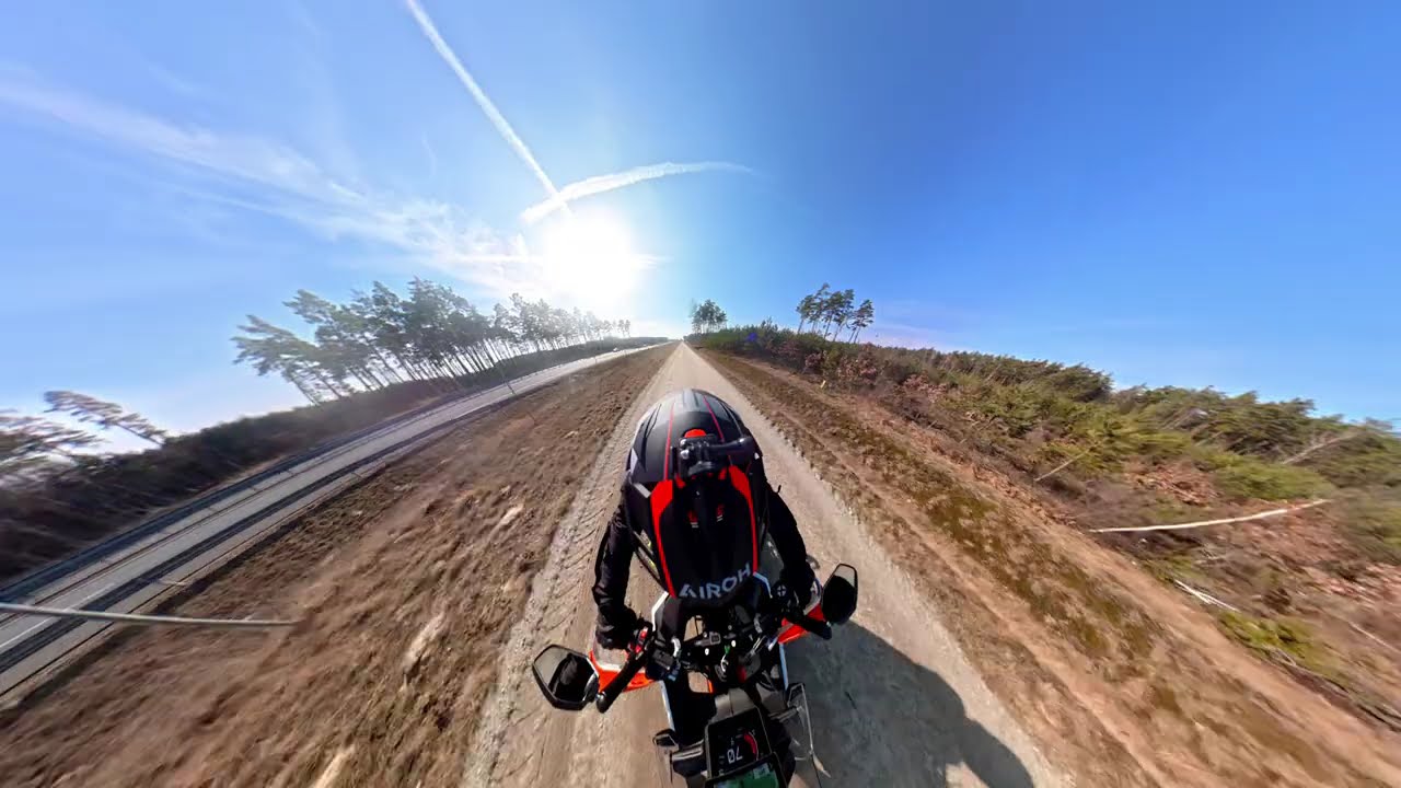 +15 stopni KTM 790 ADV mały zwiad trasy RATs
