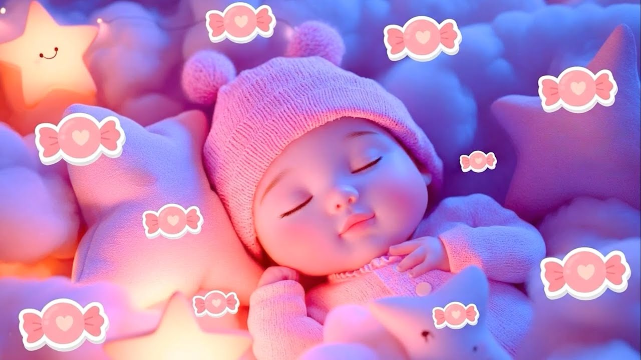 Calming Lullaby for Babies 👶 Mozart for Baby Sleep 💤 Brain Development & Relaxation Music 🌙🧸