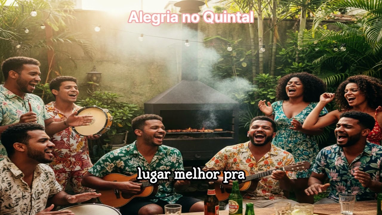 Alegria no Quintal #AlegriaNoQuintal #Pagode #MusicaBrasileira #Samba #Churrasco #Festa