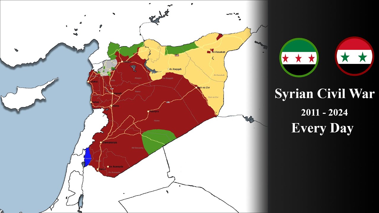 Syrian Civil War (2011 - 2024) | Every Day
