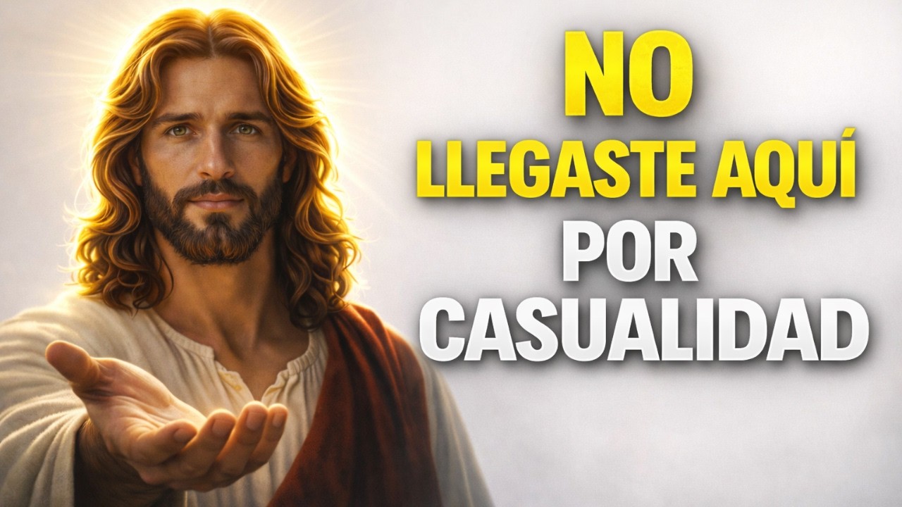 No llegaste aquí por casualidad — Dios quiere hablarte hoy