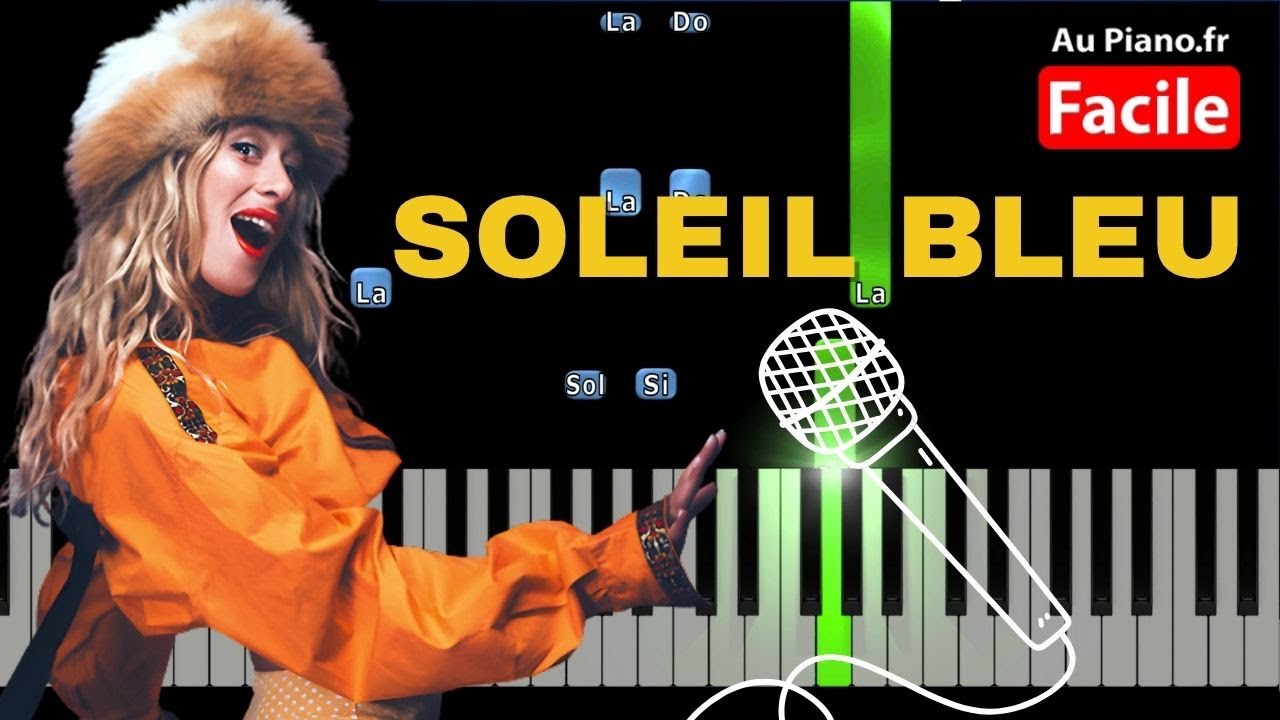 Bleu Soleil x Luiza – Soleil Bleu | Piano Tutorial + Voix (Version Facile)