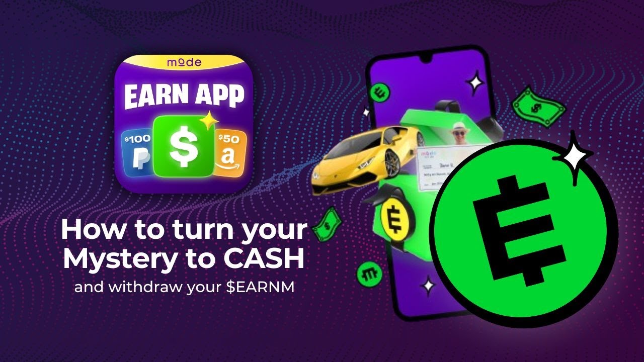 How to cash out & withdraw your $EARNM from Mode Earn App