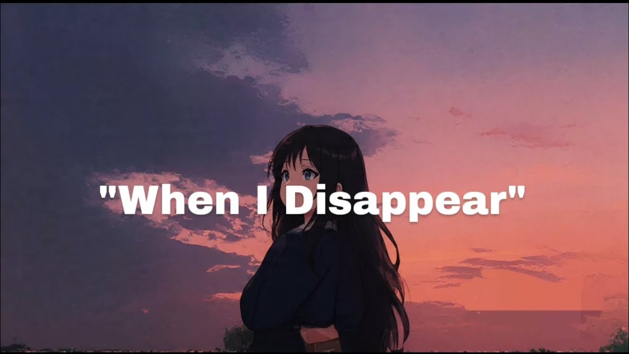 When I Disappear | Emotional AI Song | Deep Feelings & Silent Pain