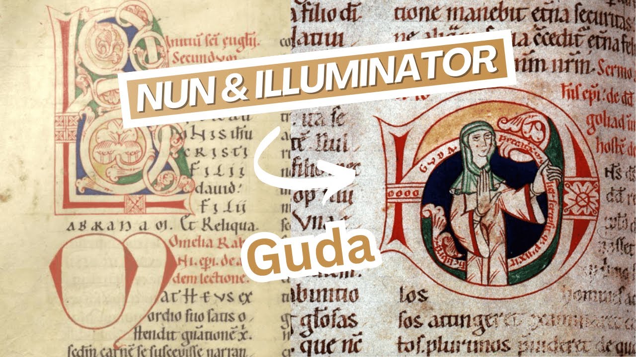 GUDA: How a nun created her self-portrait as an illuminator ✍️✝️🎨