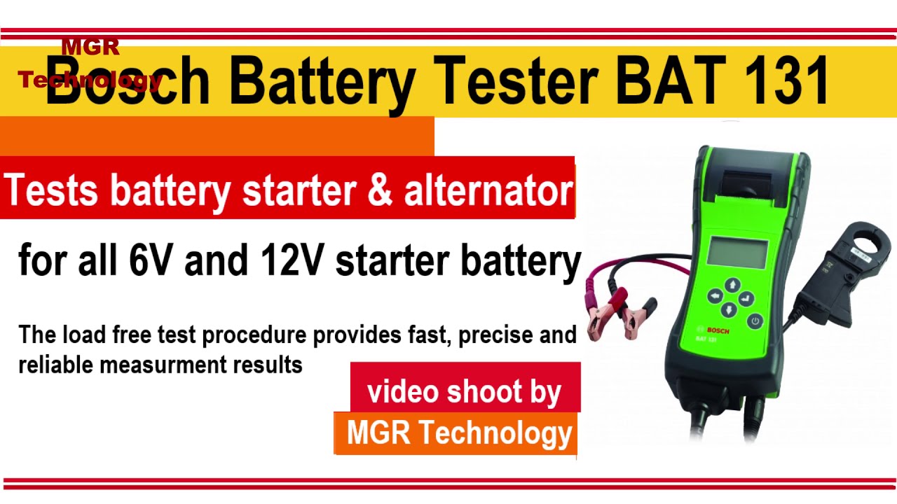 Bosch Battery Tester BAT 131