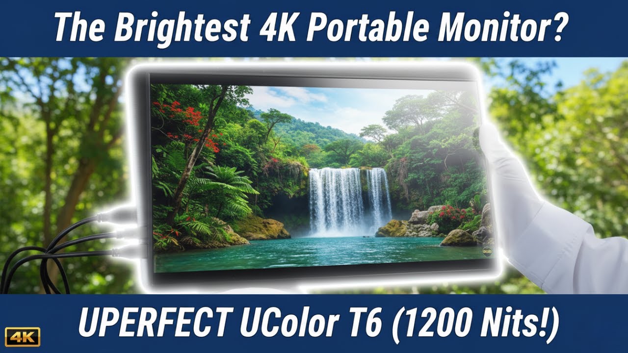 Самый яркий портативный монитор 4K? UPERFECT UColor T6 (1200 нит!)