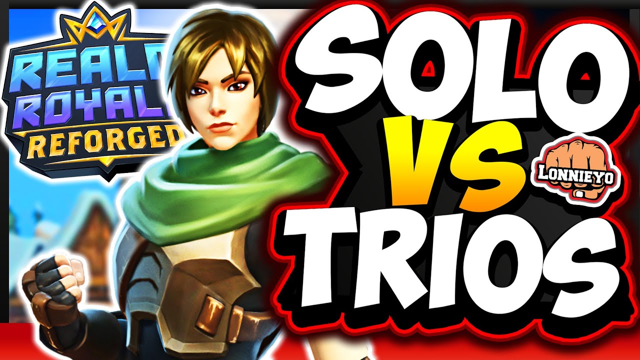 NEW PATCH - First EVER *Solo VS Trio* WIN | Realm Royale Reforged