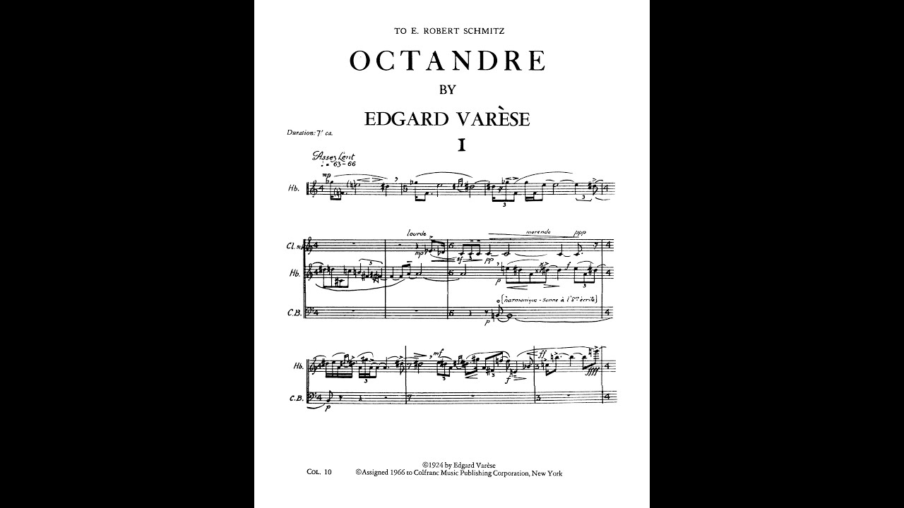 Edgar Varèse – Octandre