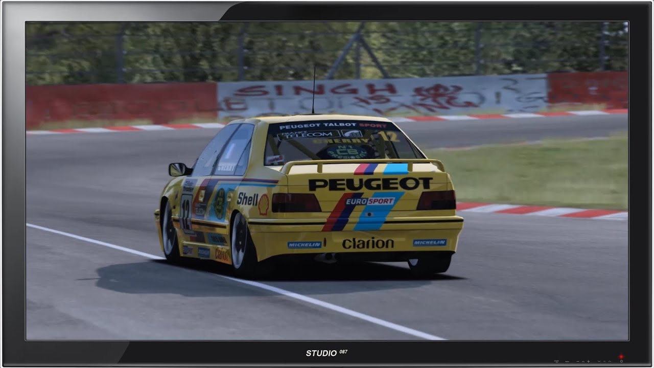 Peugeot 405 Mi16 SuperTourisme BTCC - Nordschleife (1080p)