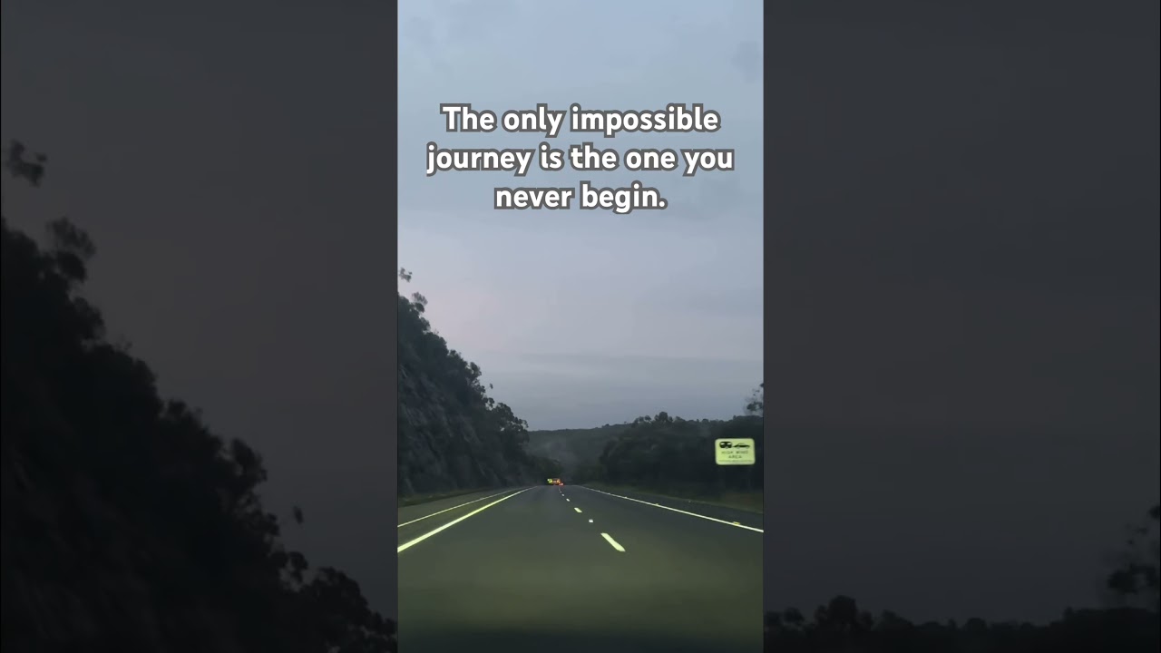 “The Only Impossible Journey Is The One You Never Begin” 🚀 | Motivational Quote #shorts