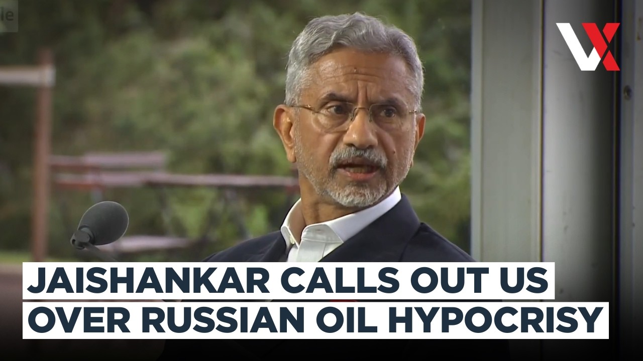 &ldquo;US Asked Us To Buy Russian Oil...&rdquo; Jaishankar Blasts Western Double Standards | VERTEX
