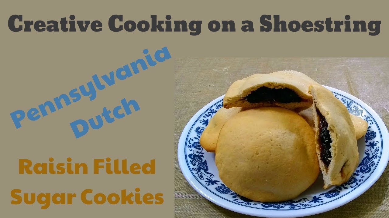 PA Dutch Raisin Filled Cookies