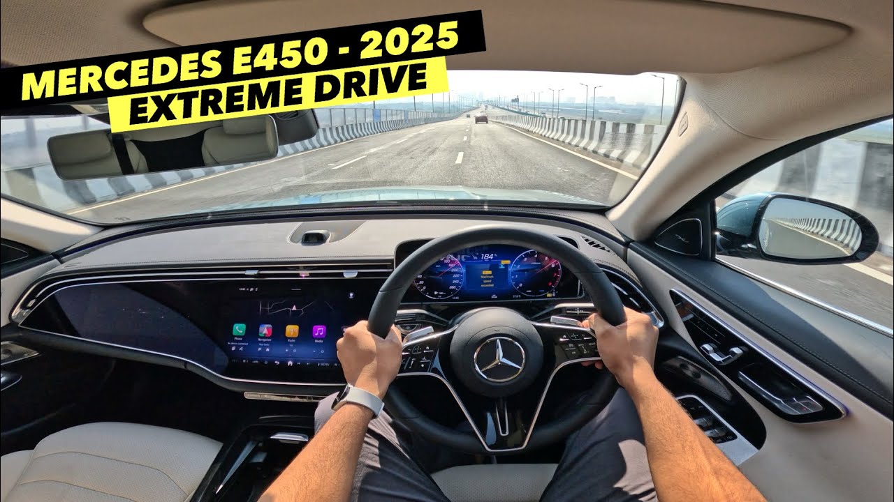 Обзор Mercedes E450 3L 4Matic Drive на шоссе, ночью и плохих дорогах: производительность и цена?
