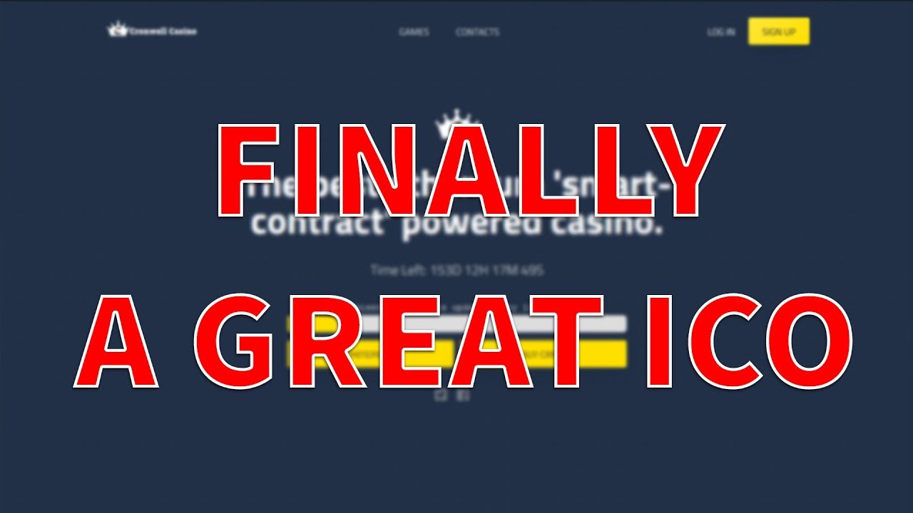 Best ICO 2019 Cronwell Casino