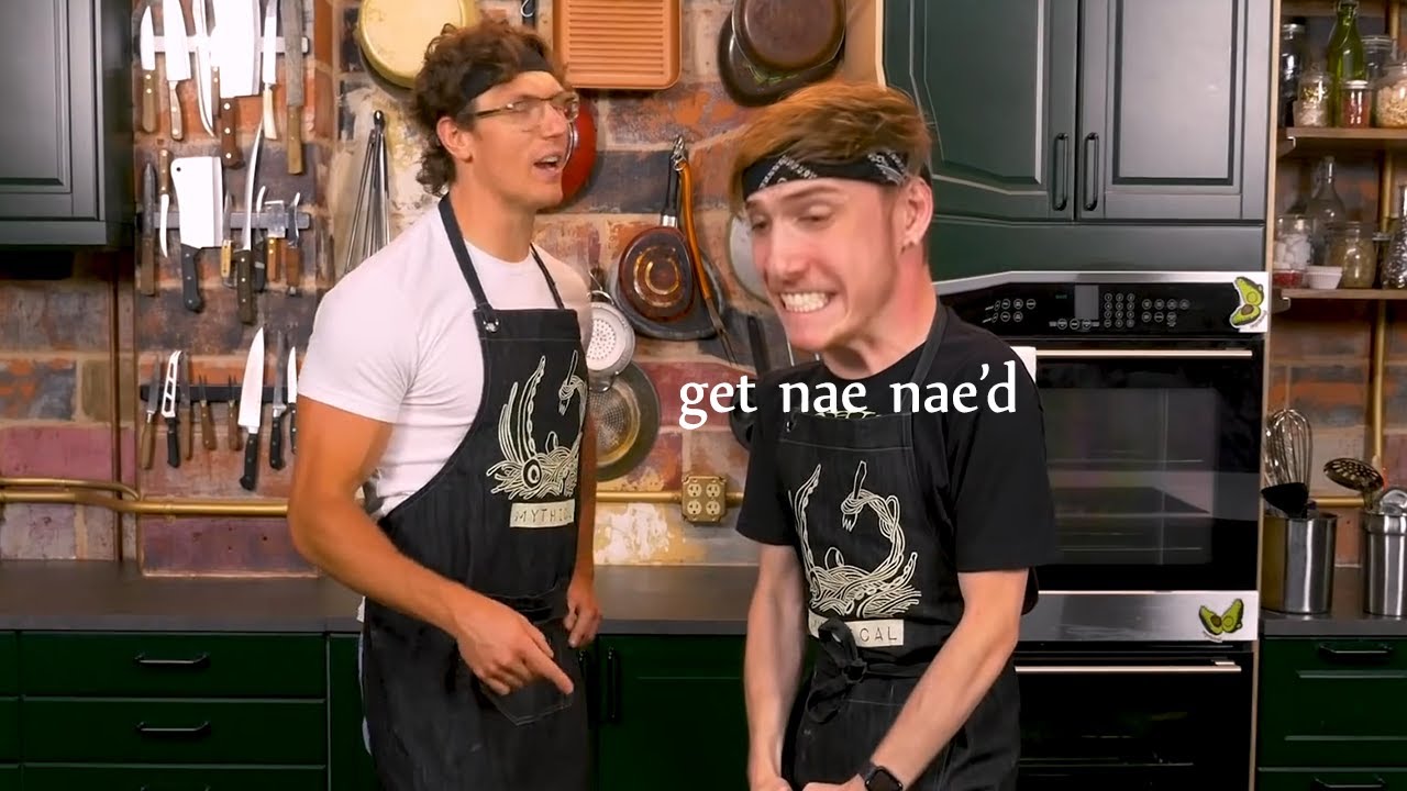 trevor evarts embodying the rizz of a disney princess baking a pie