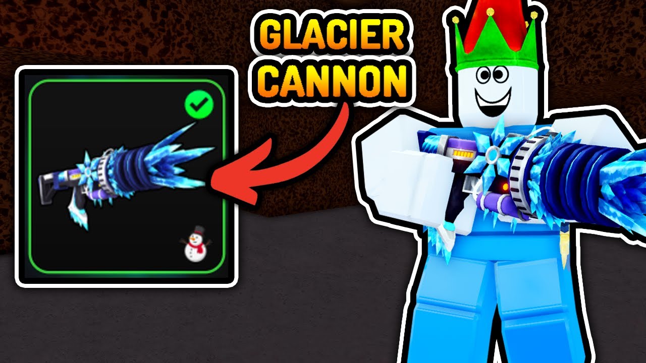 Демонстрация ледниковой пушки в Roblox Flag Wars!