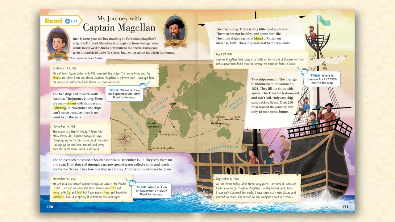 Oxford Discover 3 - My Journey with Captain Magellan