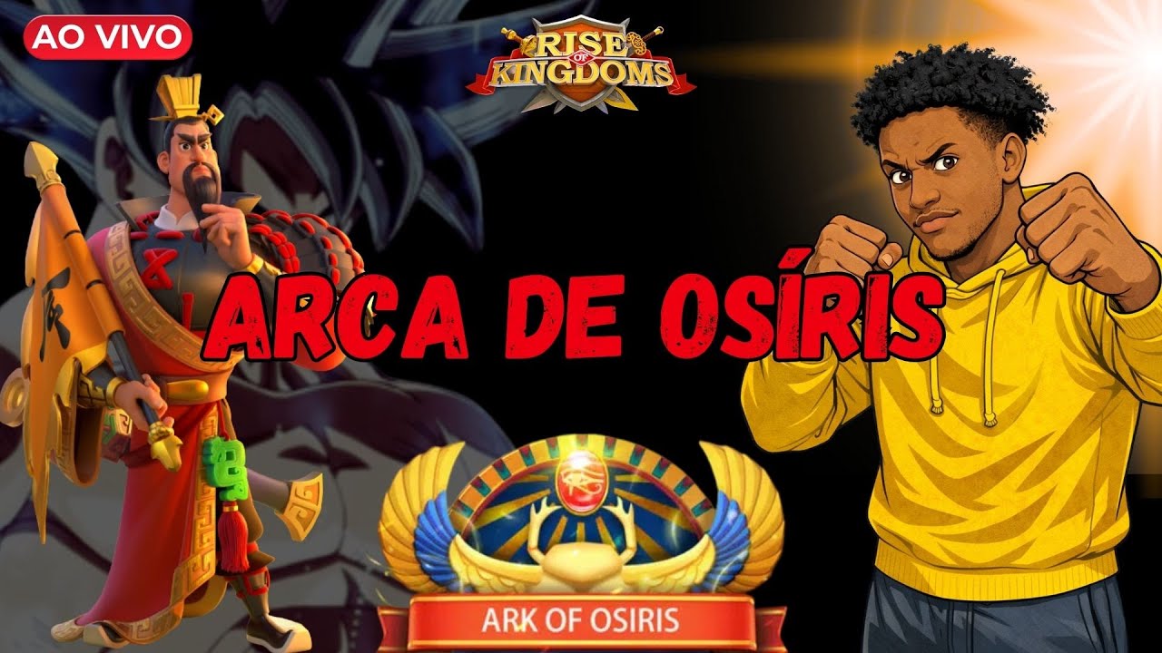 🔴LIVE ON | PRIMEIRA ARCA NA NOVA CONTA & OLÍMPIA | RISE OF KINGDOMS