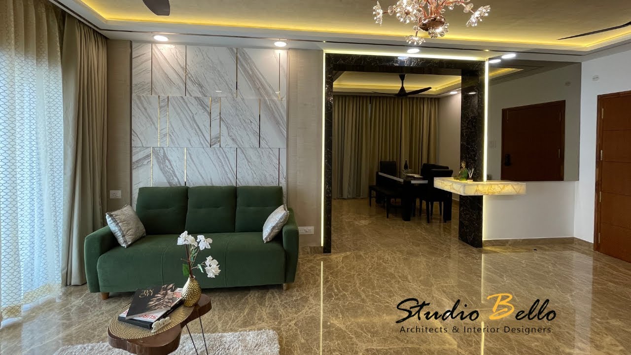 3BHK Interior Design & Build 1200 Sqft Apartment | Client : Mr.Sundar | Builder : Marutham groups