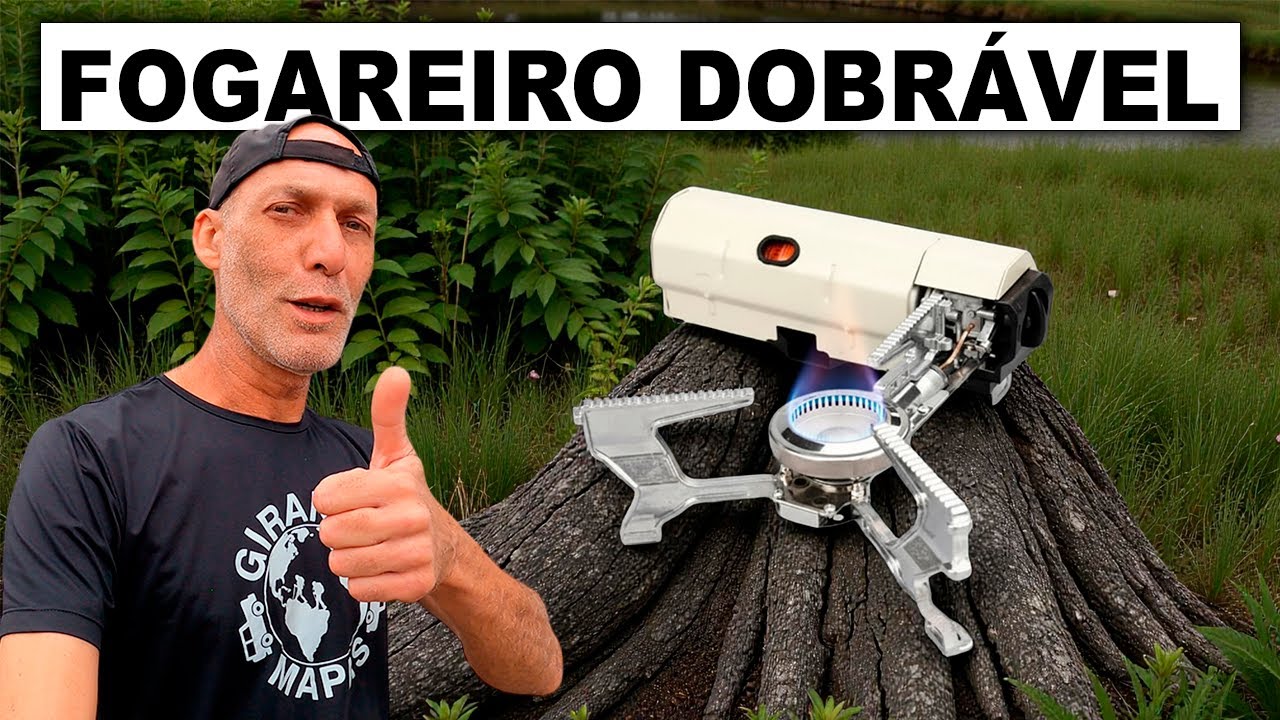 CONHEÇA O FOGAREIRO DOBRÁVEL PORTÁTIL PARA CAMPING E PESCA