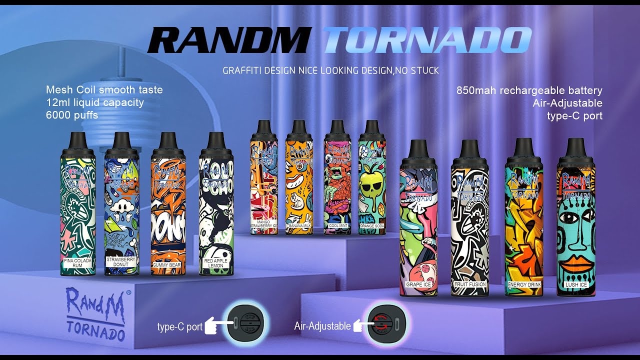 R and M Tornado 6000 Disposable | BestVapeGears