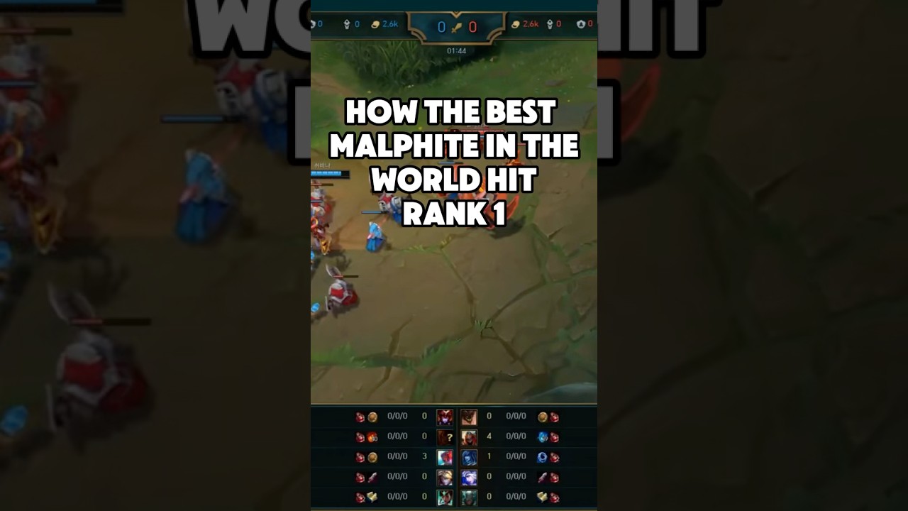 Easy Rank 1 Malphite #leagueoflegends #malphite