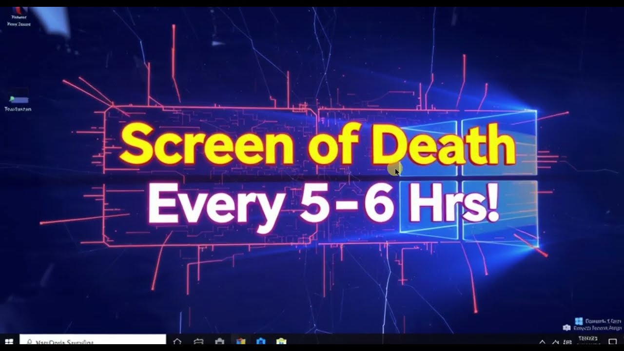 Screen of death appearing every 5 6 hours on Windows PC – troubleshooting guide