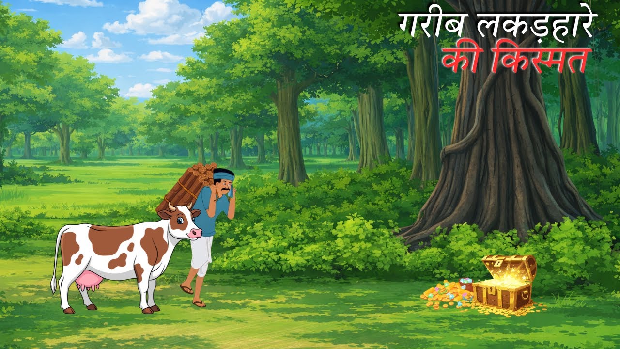 गरीब की किस्मत | Garib Ki Kismat | Hindi Moral Story |  Hindi Kahaniya | #animation 