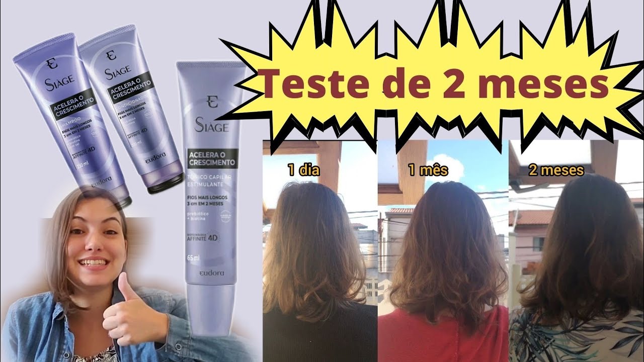 Linha Acelera o Crescimento Siage Eudora - Fiz Teste de 2meses