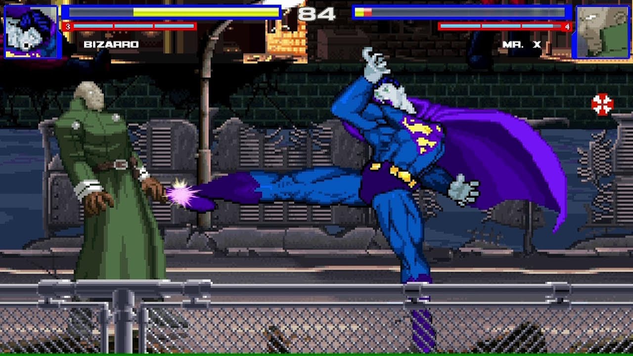 🎮 MUGEN Resident Evil vs DC - Bizarro vs Mr. X 🎮