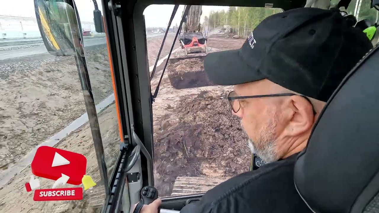 Volvo EC350EL Final job in Frövi