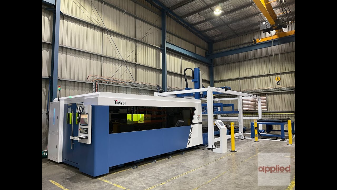 Yawei HLF-1530-FMC (3kW) - Walkaround during final stages of commissioning and supervised production