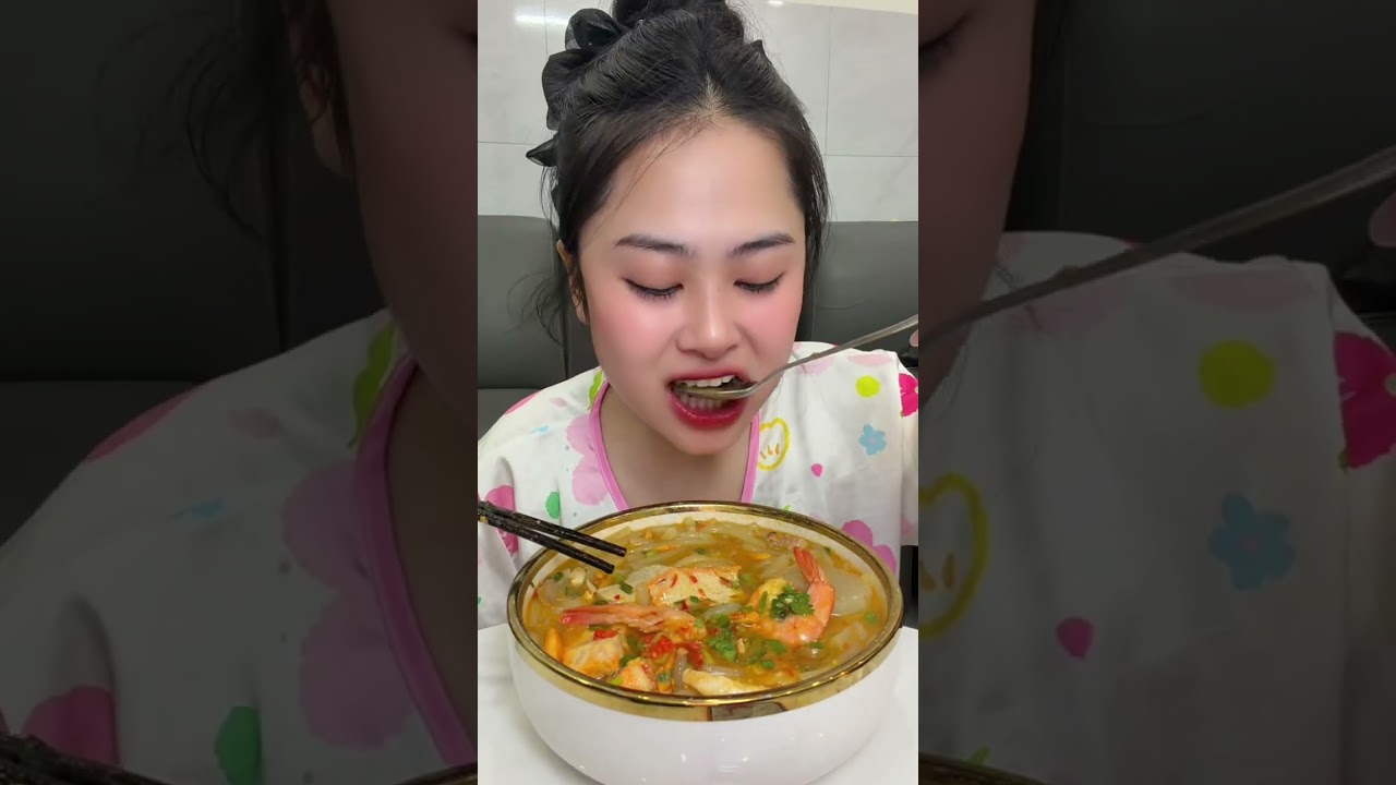 Bánh canh cua Sài Gòn #dungthichan #mukbang #food 