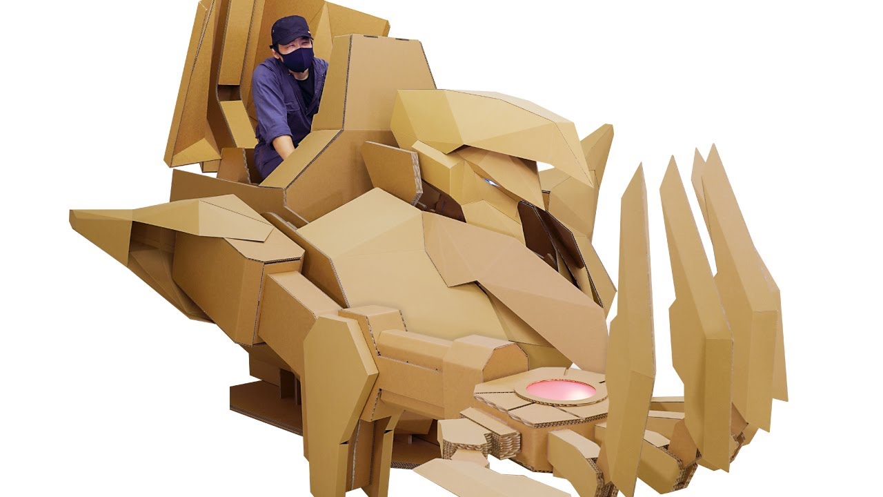【CODE GEASS】Как сделать GUREN TYPE-02 из картона