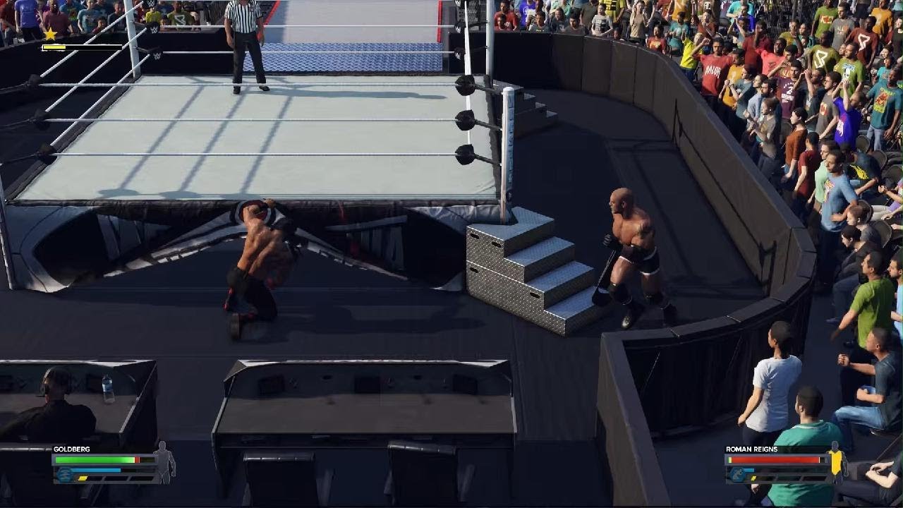 WWE Goldberg vs Roman