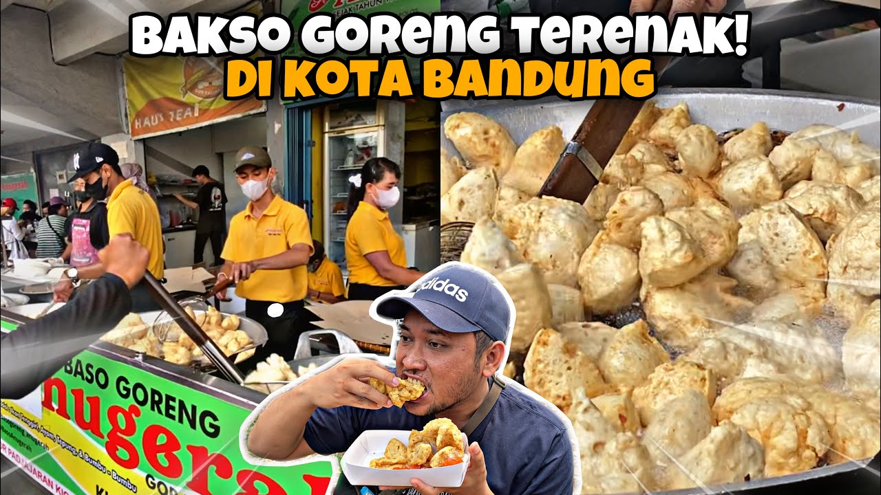 BAKSO GORENG ANUGERAH PALING ENAK DI BANDUNG, ANTREANNYA SELALU MENGULAR