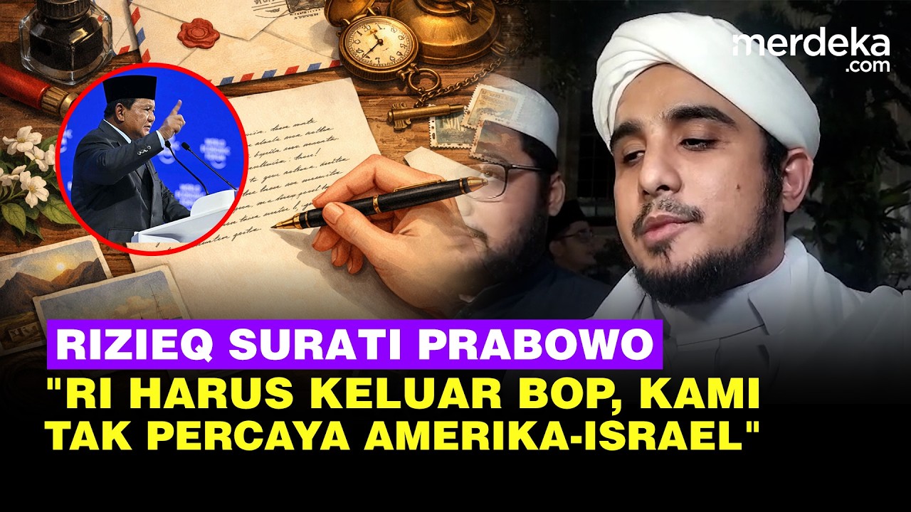 FPI Diundang ke Istana, Habib Rizieq Surati Prabowo Minta RI Keluar BoP: Tak Percaya Amerika