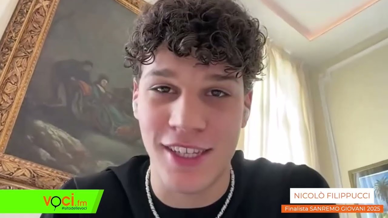 NICOLO' FILIPPUCCI, cantante finalista 