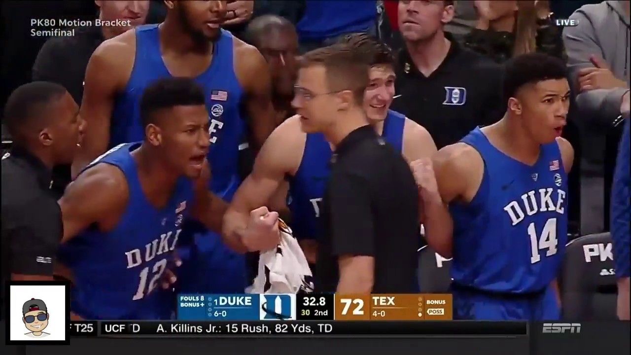 [PK80] Duke vs Texas| Game Highlight | 2017.11.24