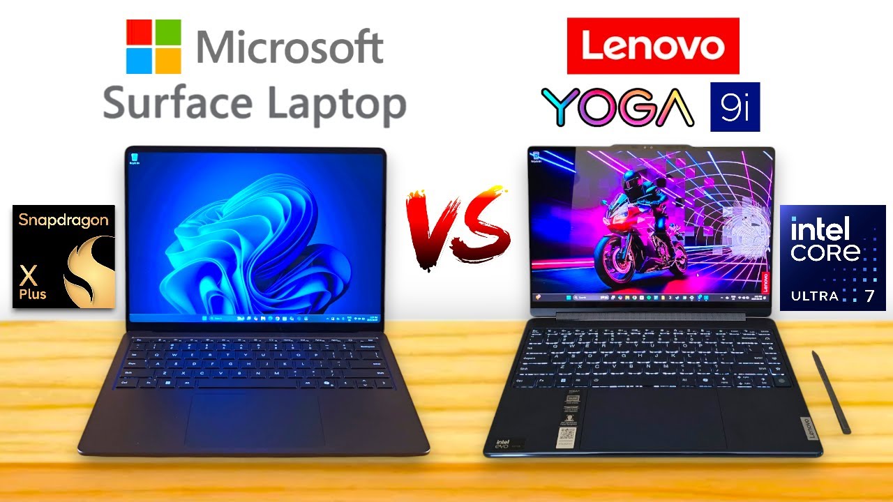 Microsoft Surface Laptop 7 vs Lenovo YOGA 9i. Does Snapdragon CRUSH Intel?