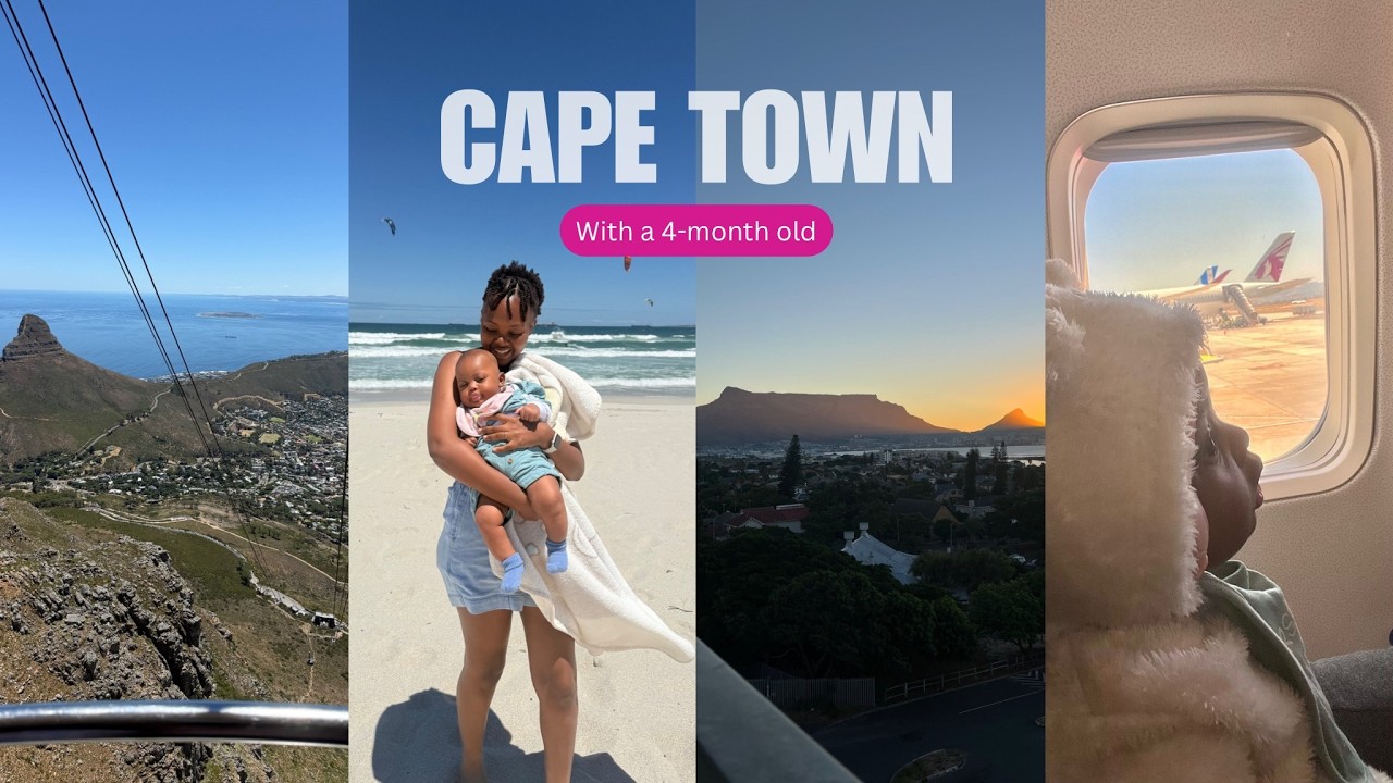 Cape Town, AGAIN | 4-month old on holiday | Baby K's First flight