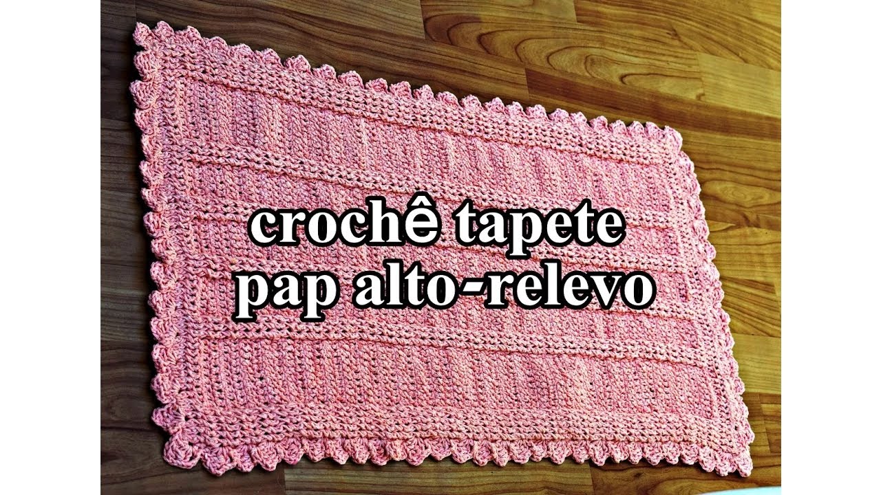 Tapete de Croch&ecirc; Retangular