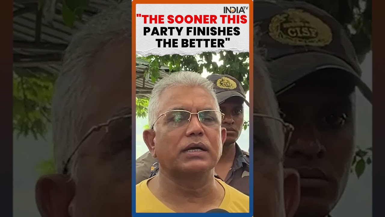 TMC Factional Rift Slammed By Dilip Ghosh; Party Future Left To Election Commission #shorts #tmc