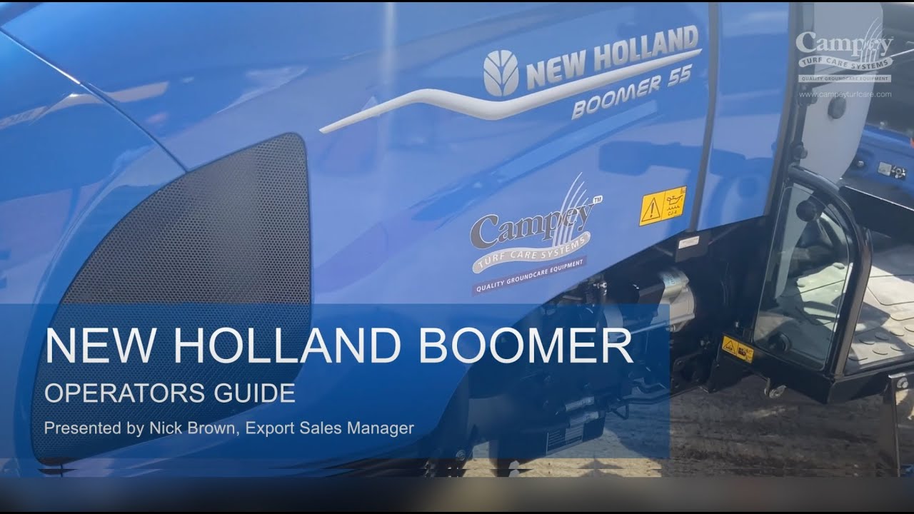 New Holland Boomer   Nick Brown   Daily Checks