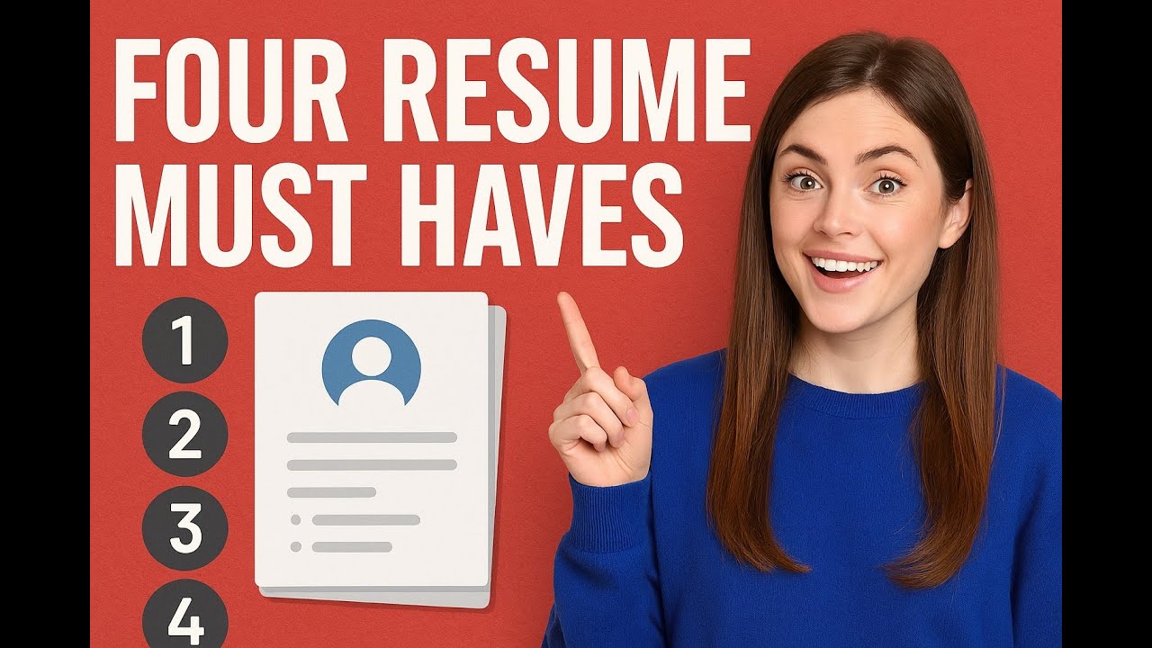 4  Résumé Must Haves for ATS Optimization