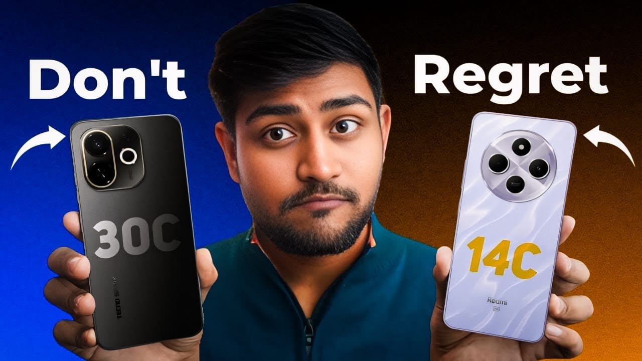 Tecno Spark 30C Vs Redmi 14C 5G ⚡️ Best Budget 5G Phone Under ₹15000?