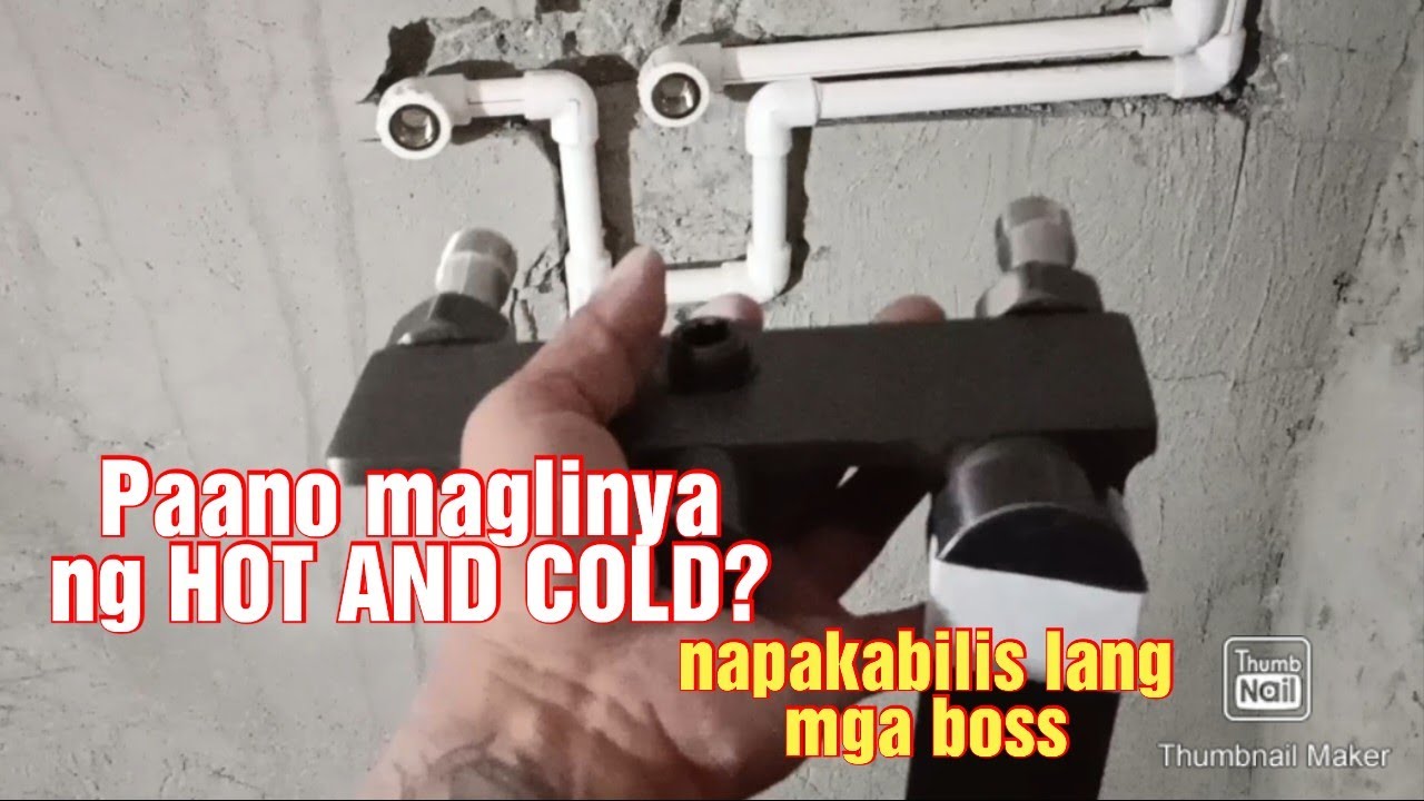 Paano mag linya ng Hot and cold?? ganito lang kabilis mga boss 😊😊 matututo ka dito