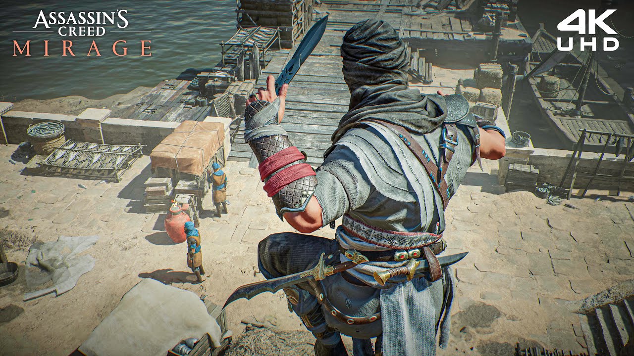 Assassin's Creed Mirage — агрессивные скрытные убийства и паркур-геймплей [4K UHD 60 кадров в сек...
